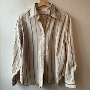 Ozma, Marcie Button Up Shirt, Hampton Stripe, XS/S